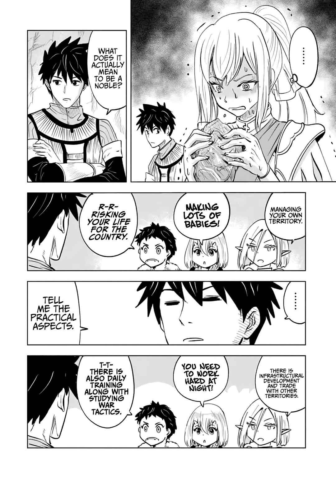Page 24 Chapter 14 Makyou Seikatsu: Gakeppuchi Boukensha ga Hikikomoru ni wa Hirosugiru