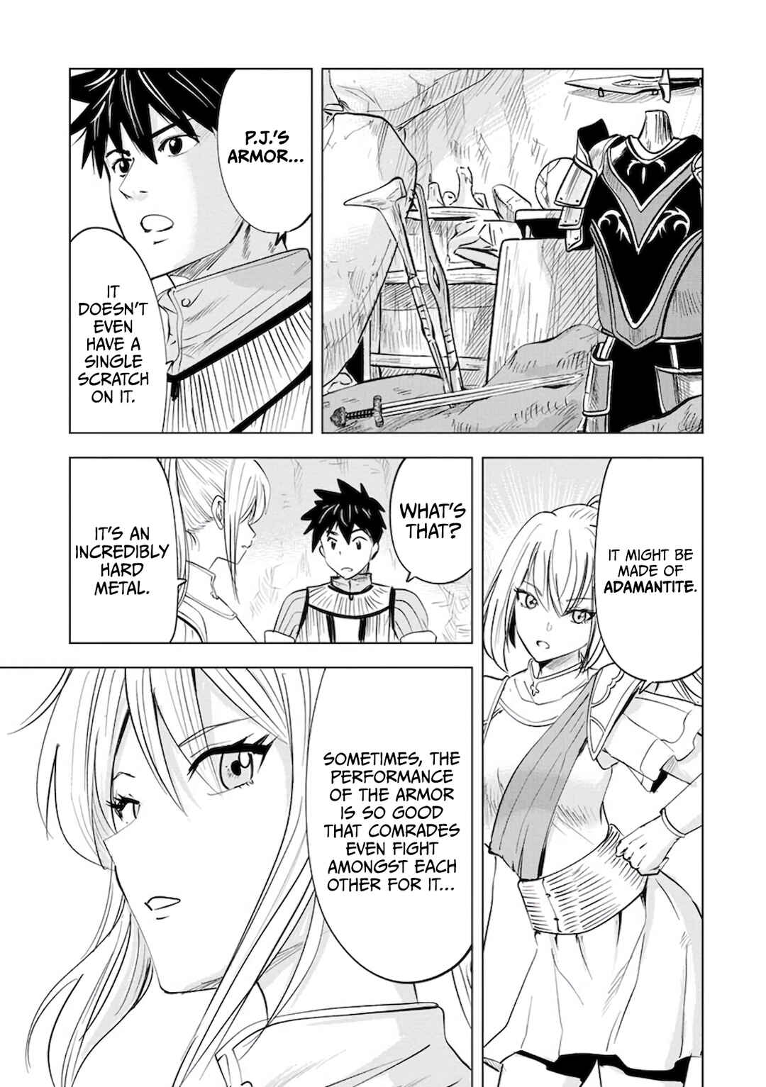Page 19 Chapter 11 Makyou Seikatsu: Gakeppuchi Boukensha ga Hikikomoru ni wa Hirosugiru