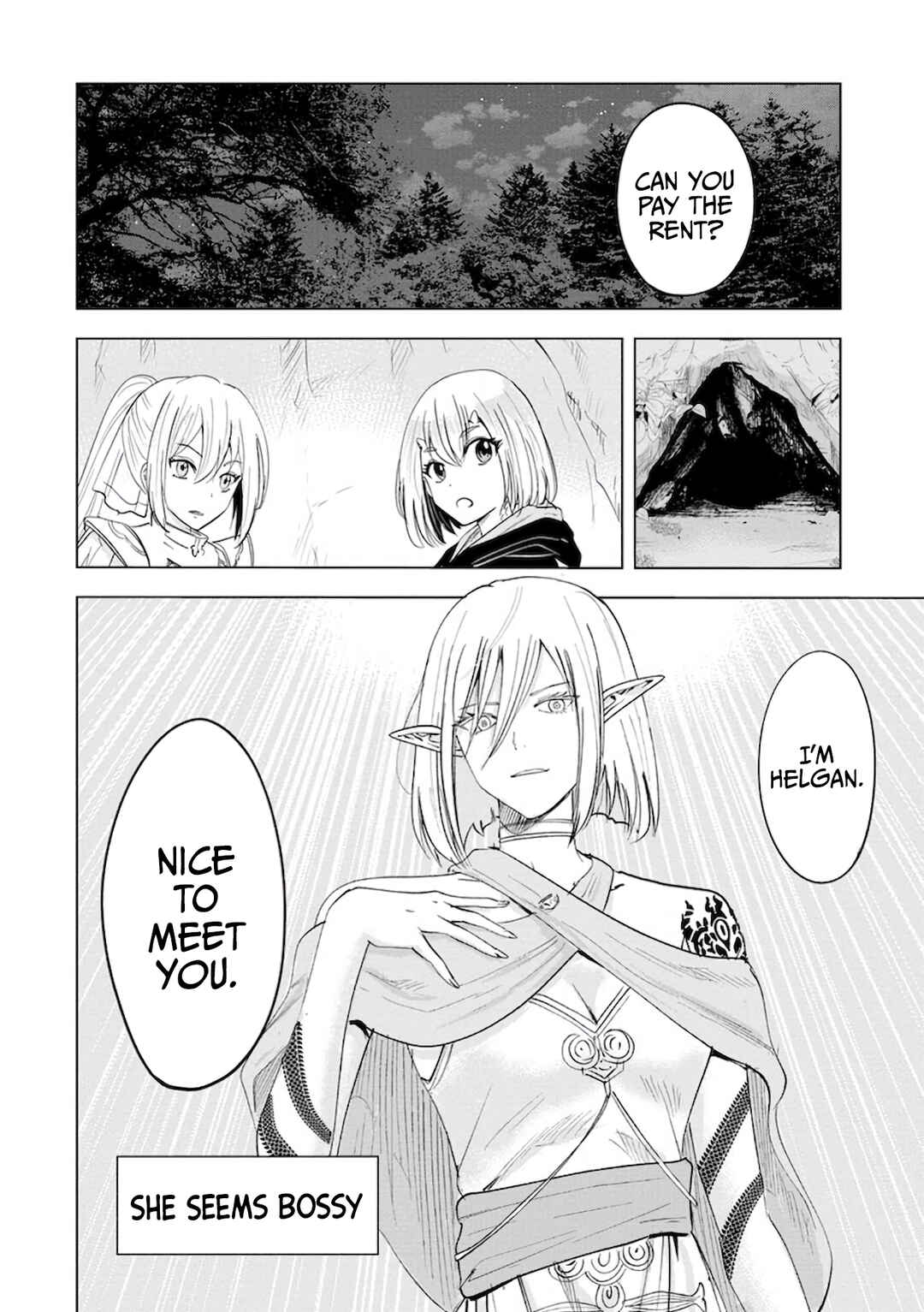 Page 32 Chapter 11 Makyou Seikatsu: Gakeppuchi Boukensha ga Hikikomoru ni wa Hirosugiru