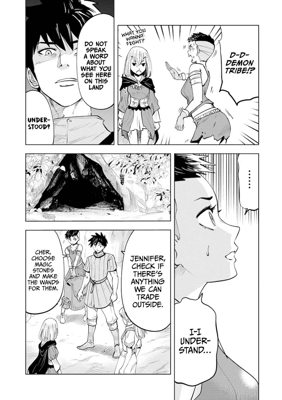 Page 19 Chapter 9 Makyou Seikatsu: Gakeppuchi Boukensha ga Hikikomoru ni wa Hirosugiru