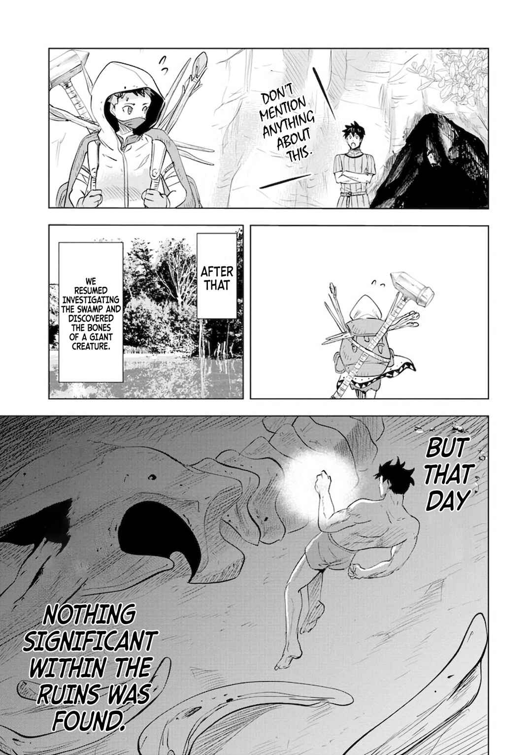 Page 25 Chapter 9 Makyou Seikatsu: Gakeppuchi Boukensha ga Hikikomoru ni wa Hirosugiru