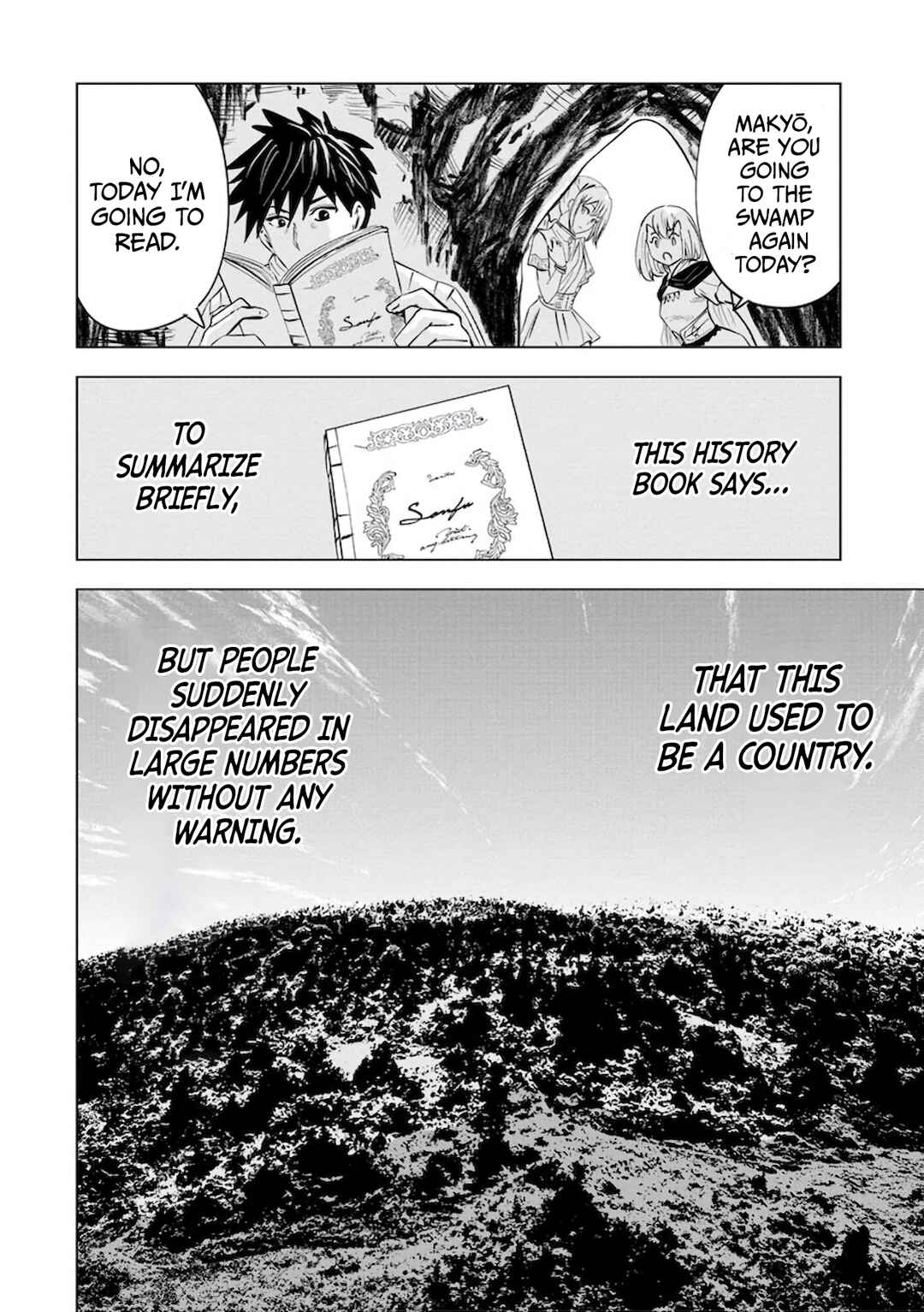 Page 26 Chapter 9 Makyou Seikatsu: Gakeppuchi Boukensha ga Hikikomoru ni wa Hirosugiru