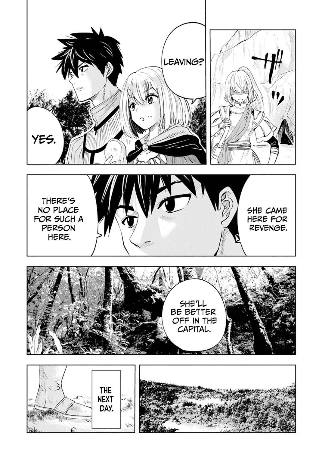 Page 12 Chapter 7 Makyou Seikatsu: Gakeppuchi Boukensha ga Hikikomoru ni wa Hirosugiru