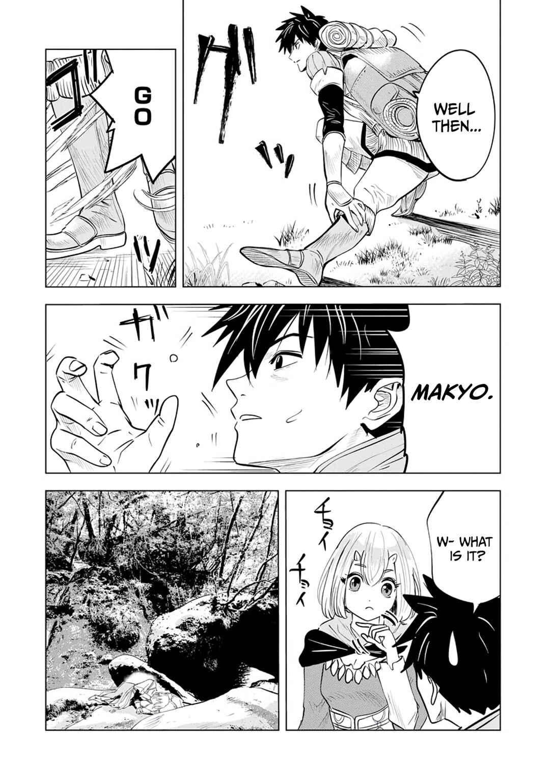 Page 14 Chapter 7 Makyou Seikatsu: Gakeppuchi Boukensha ga Hikikomoru ni wa Hirosugiru