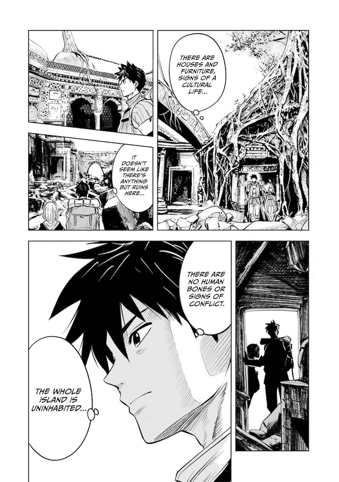 Page 27 Chapter 7 Makyou Seikatsu: Gakeppuchi Boukensha ga Hikikomoru ni wa Hirosugiru
