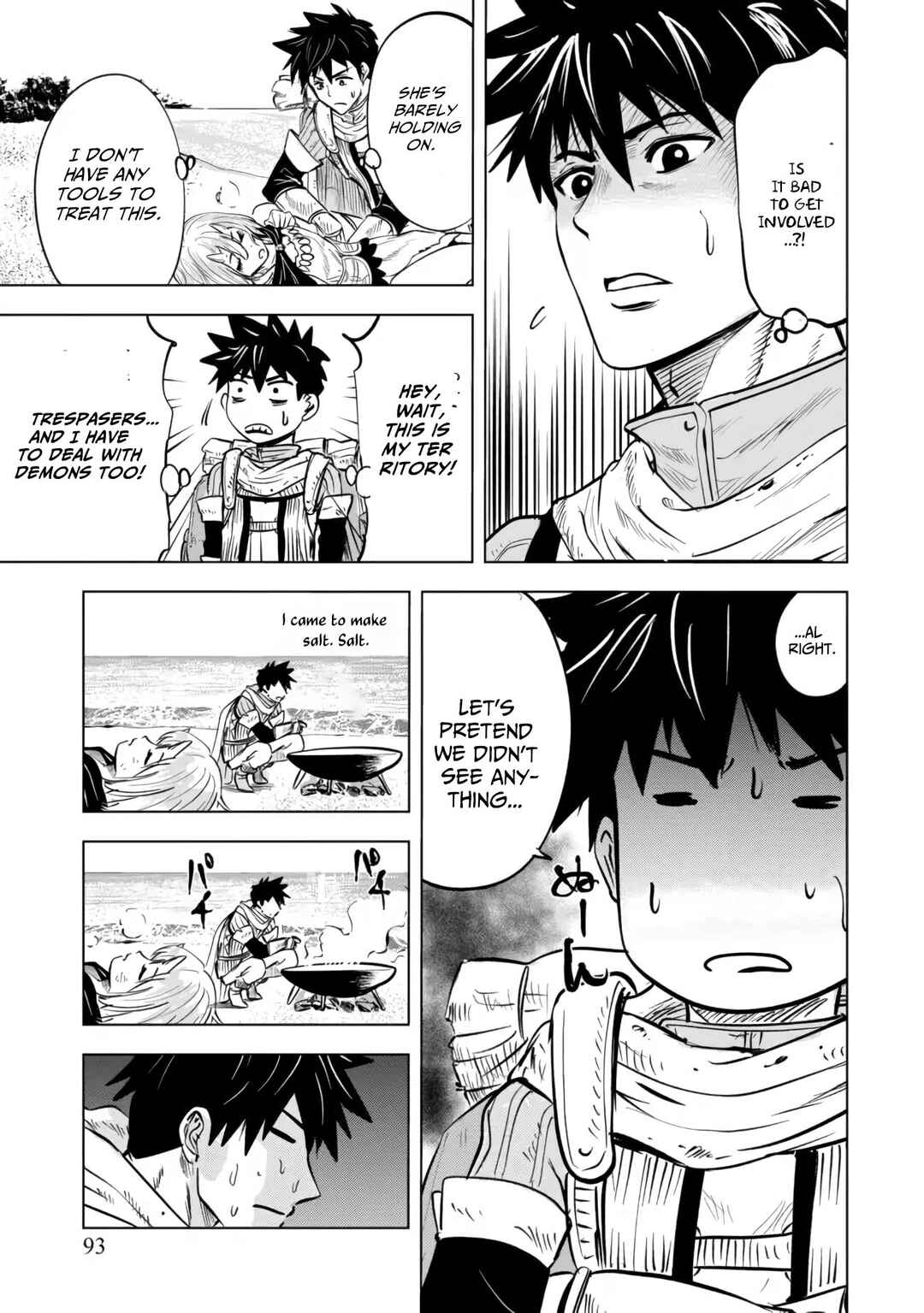 Page 3 Chapter 3.2 Makyou Seikatsu: Gakeppuchi Boukensha ga Hikikomoru ni wa Hirosugiru
