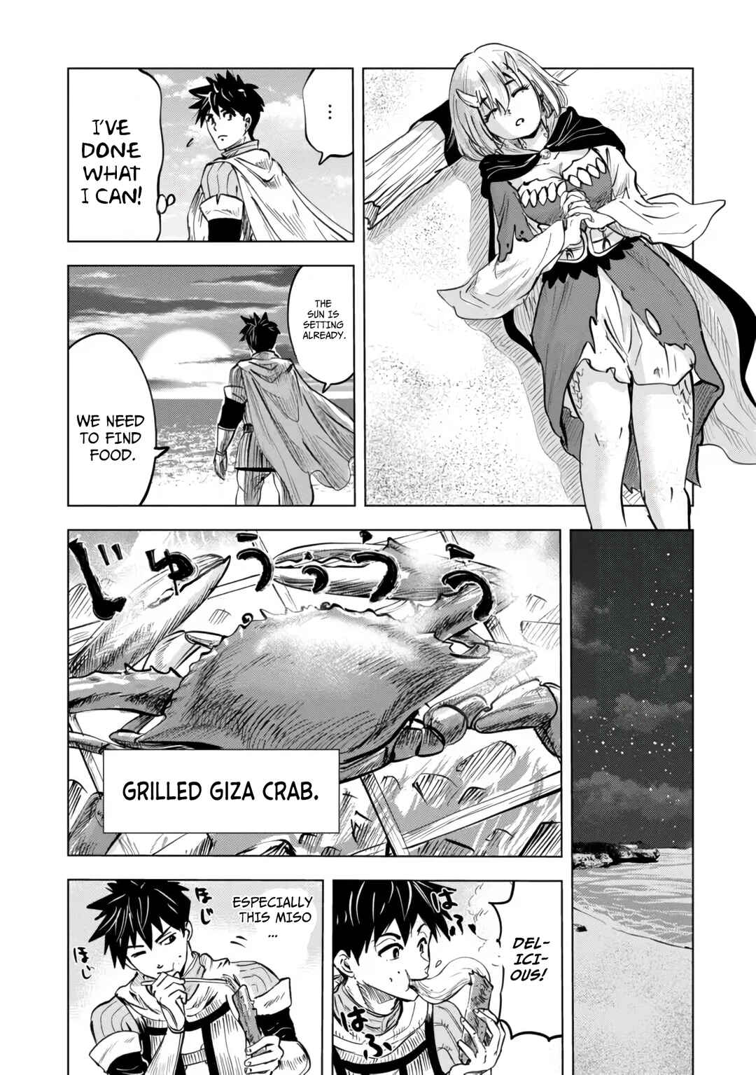 Page 5 Chapter 3.2 Makyou Seikatsu: Gakeppuchi Boukensha ga Hikikomoru ni wa Hirosugiru