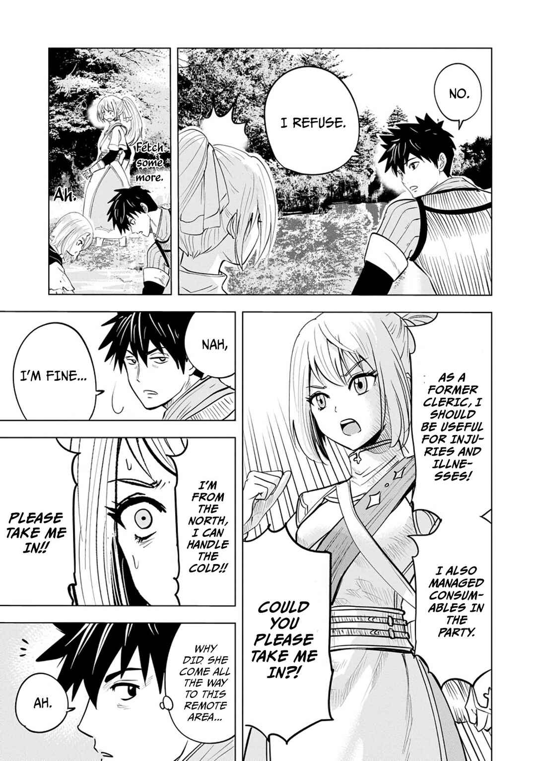 Page 15 Chapter 6.2 Makyou Seikatsu: Gakeppuchi Boukensha ga Hikikomoru ni wa Hirosugiru