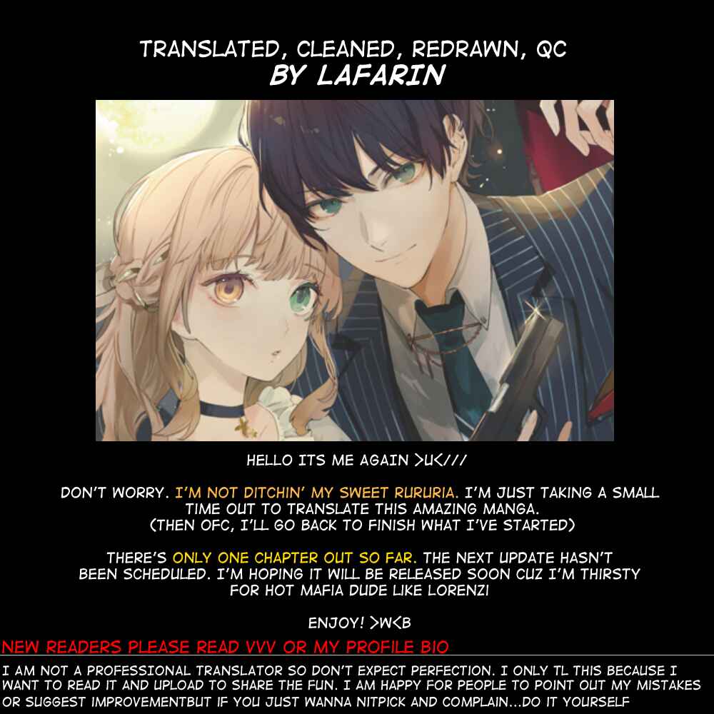 Page 1 Chapter 0 Koyoi, Lorenzi-ke de Kanbi naru Chuusei wo