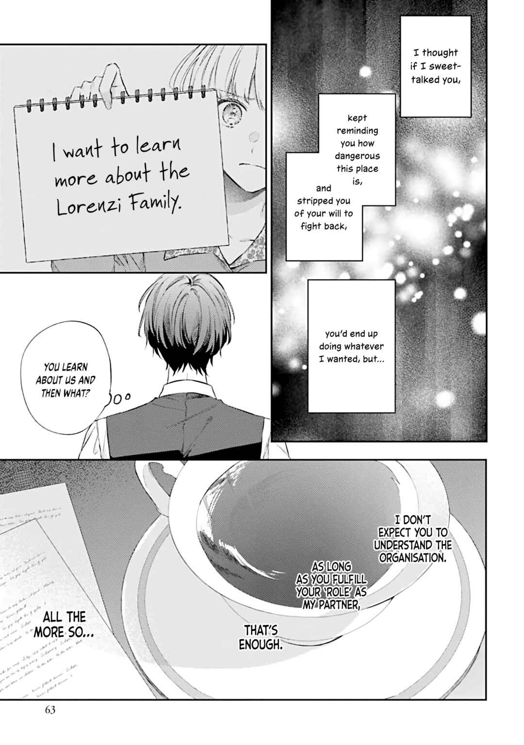 Page 27 Chapter 8 Koyoi, Lorenzi-ke de Kanbi naru Chuusei wo