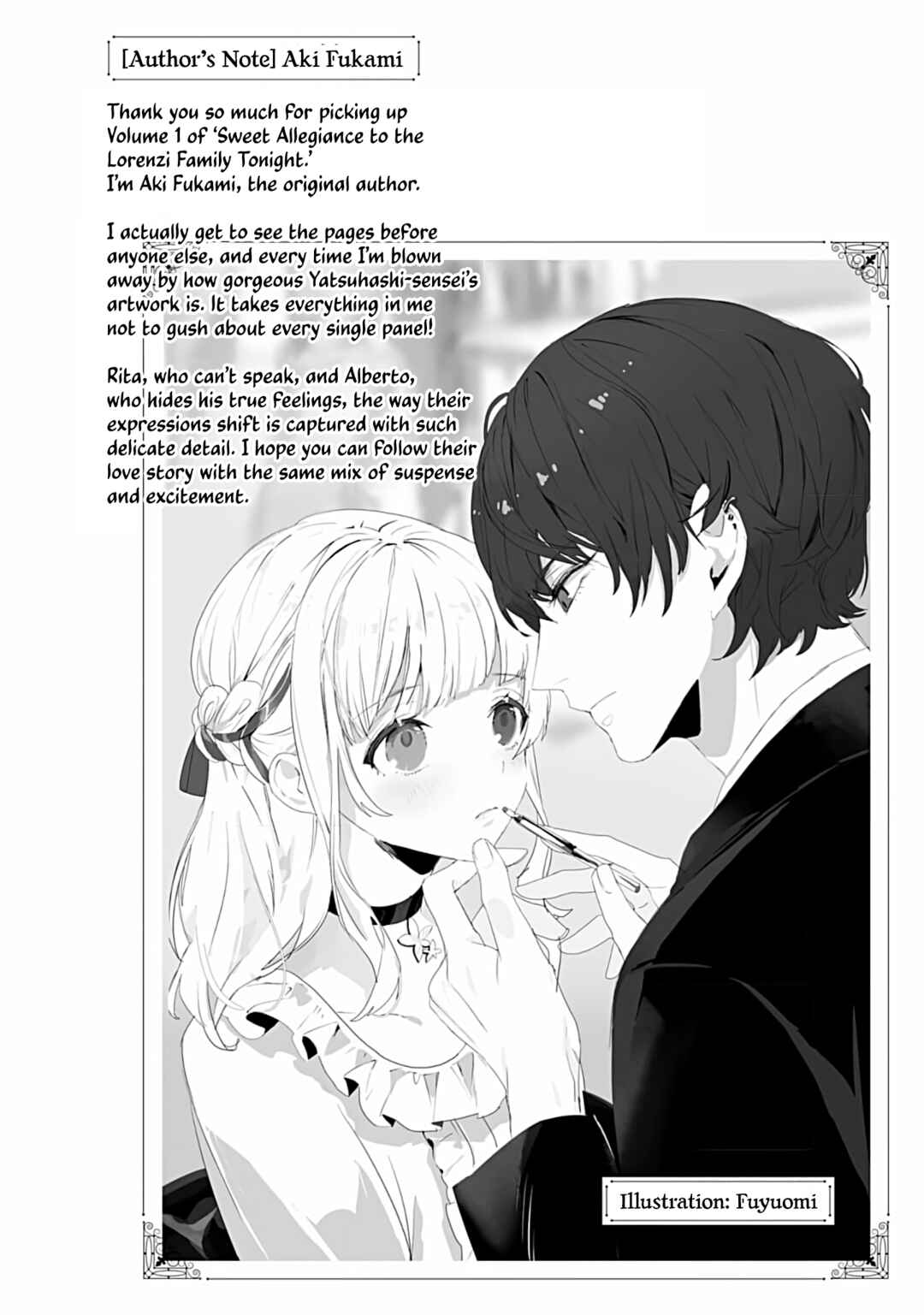 Page 35 Chapter 6 Koyoi, Lorenzi-ke de Kanbi naru Chuusei wo