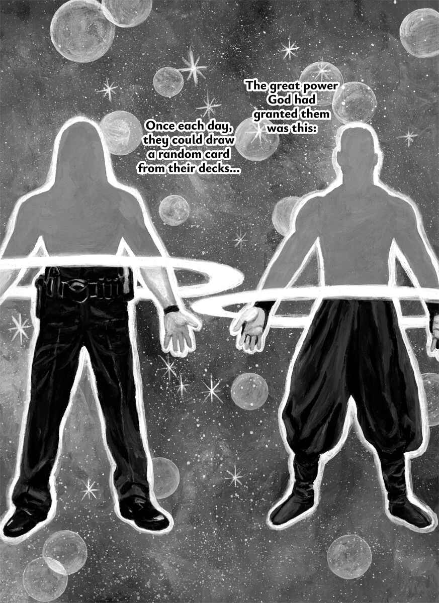 Page 12 Chapter Unknown_2bb2 We Were Reincarnated Into a World Overrun by Monsters, but It’s No Big Deal Because God Gave Us a Deck of Mysterious Cards That Enable Incredible Transformations, So We’re Going To Work Together To Save This World: The Manga