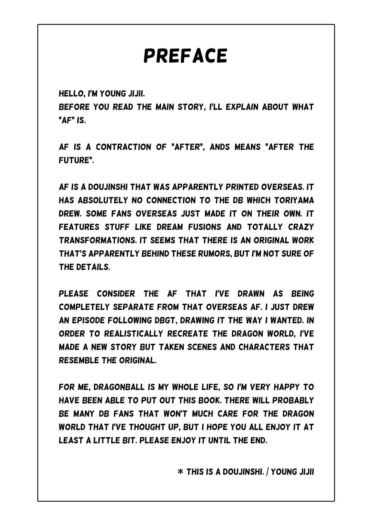 Page 5 Chapter 1 Dragon Ball AF (Young Jijii)
