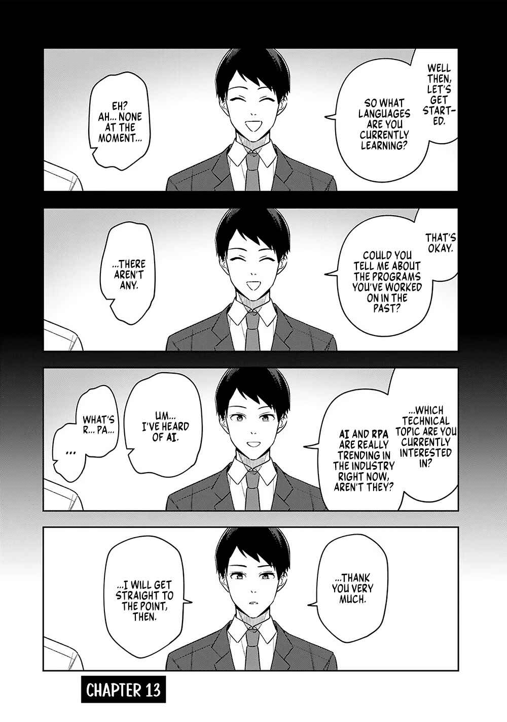 Page 1 Chapter 13 E, Shanai System Subete Wanope shiteiru Watashi wo Kaiko desu ka?