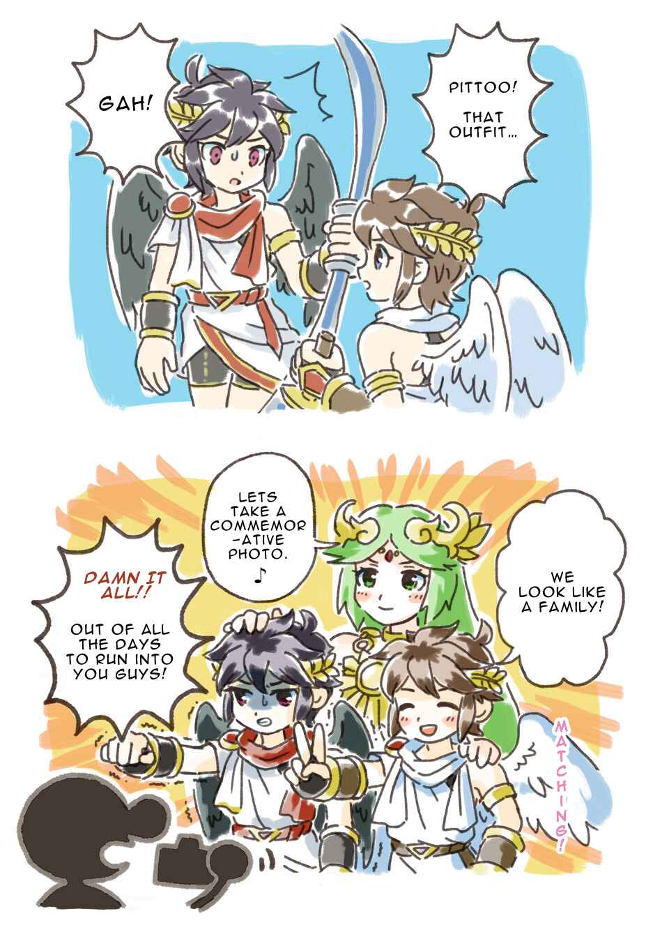 Page 1 Chapter Unknown_5b8c Kid Icarus - Shiroi Fuku Kiteru Toki (Doujinshi)