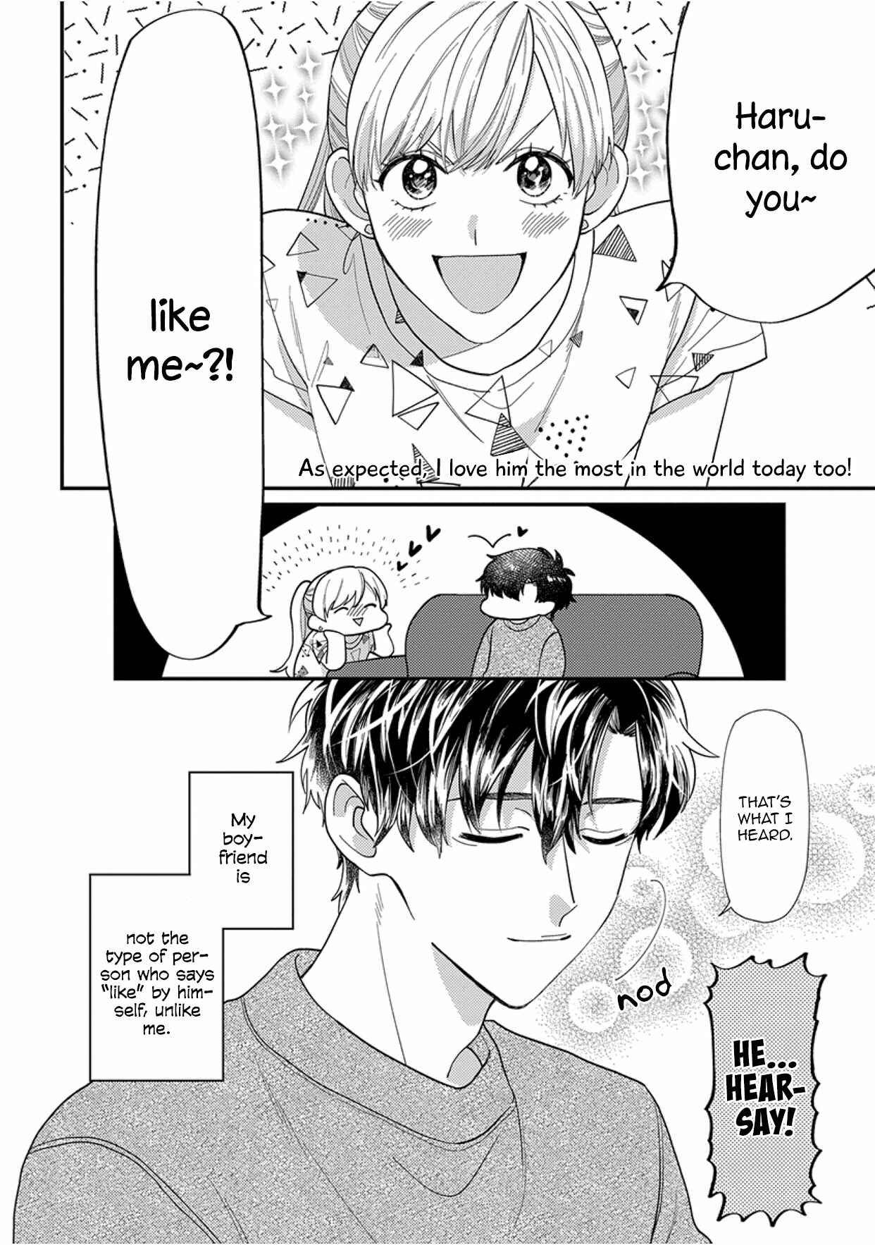 Page 12 Chapter 7 Kareshi no Koto ga Suki Sugite Kyou mo Zenryoku de Ikiru!!!