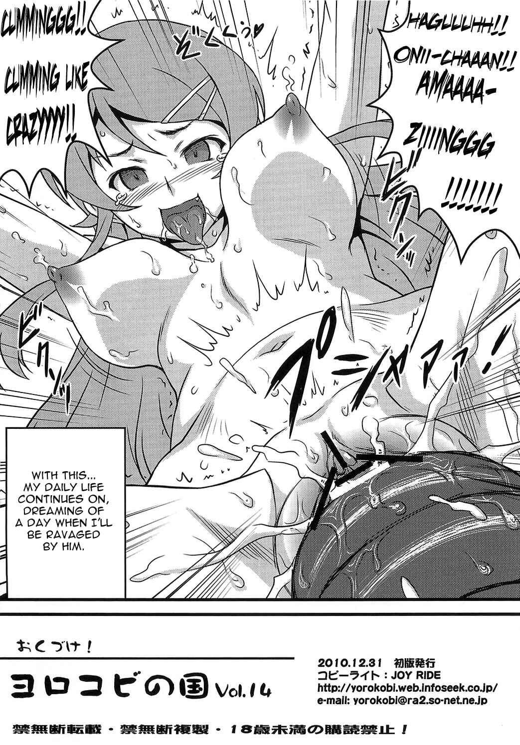 Page 18 Chapter Unknown_9ba7 Ore no Imouto ga Konna ni Kawaii Wake ga Nai - Yorokobi no Kuni 14 (Doujinshi)