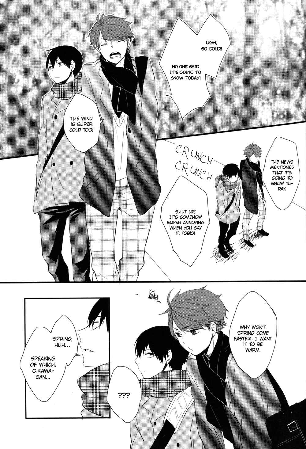 Page 4 Chapter Unknown_5fb5 Haikyuu!! - Fuyu Michi Sanpo (Doujinshi)