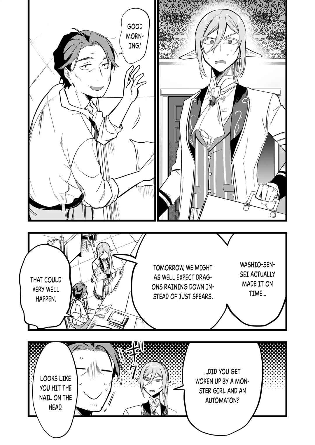 Page 4 Chapter 26 Ano Toki Tasukete Itadaita Monster Musume desu. Isekai Ossan Kyoushi Totsuzen no Moteki ni Konwaku suru
