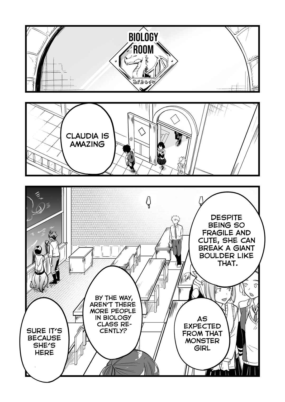 Page 4 Chapter 3 Ano Toki Tasukete Itadaita Monster Musume desu. Isekai Ossan Kyoushi Totsuzen no Moteki ni Konwaku suru