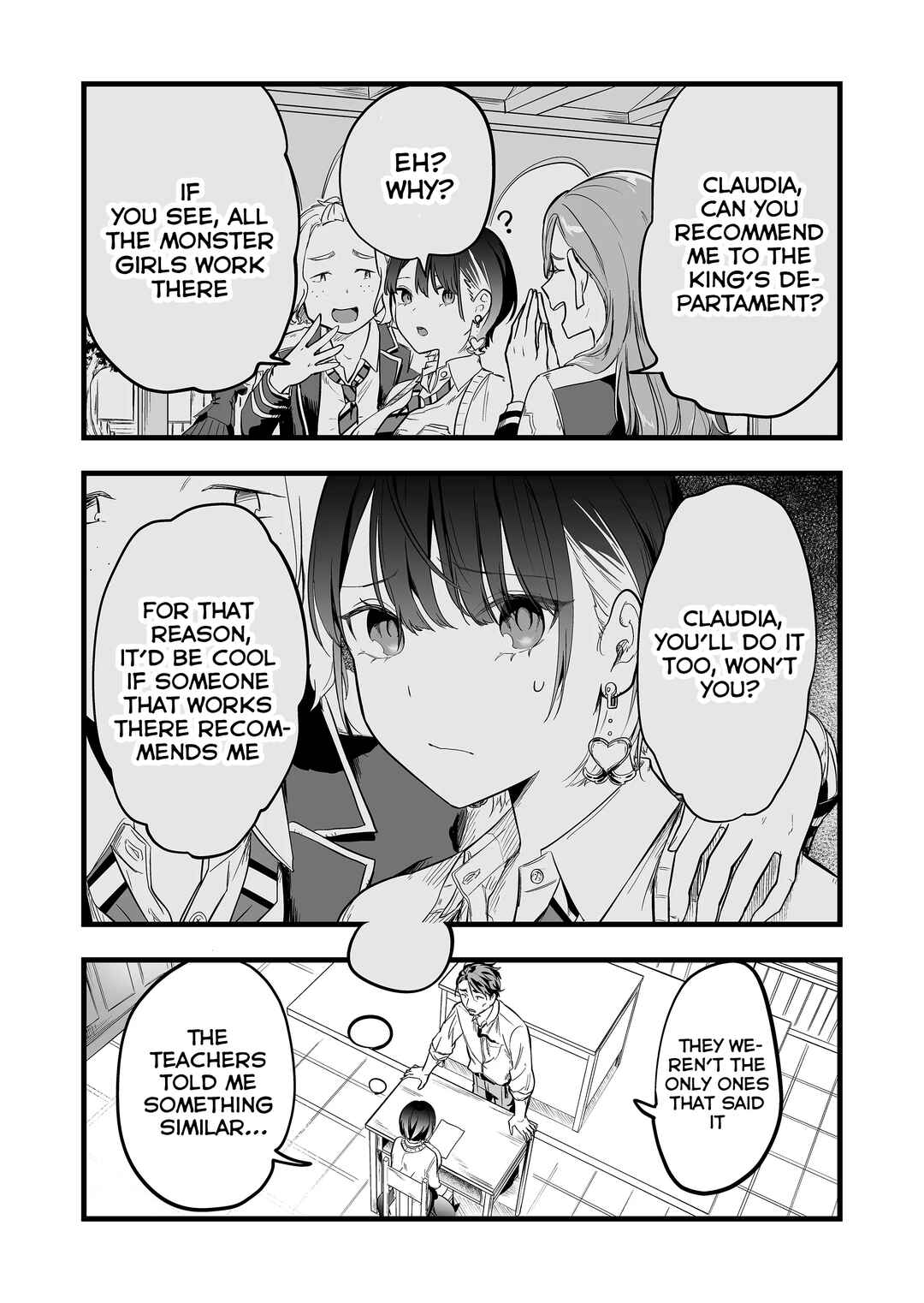 Page 12 Chapter 2 Ano Toki Tasukete Itadaita Monster Musume desu. Isekai Ossan Kyoushi Totsuzen no Moteki ni Konwaku suru