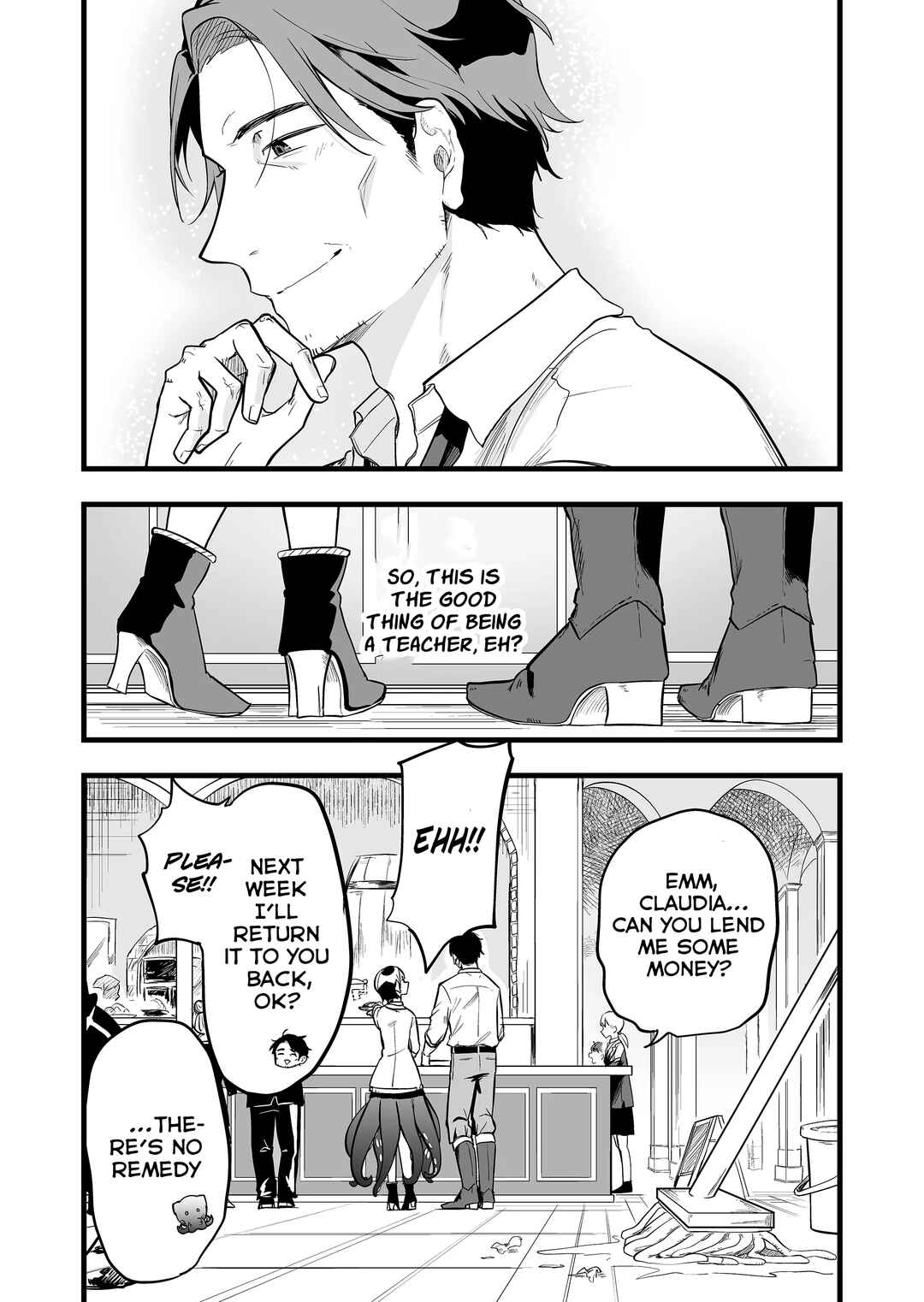 Page 33 Chapter 2 Ano Toki Tasukete Itadaita Monster Musume desu. Isekai Ossan Kyoushi Totsuzen no Moteki ni Konwaku suru