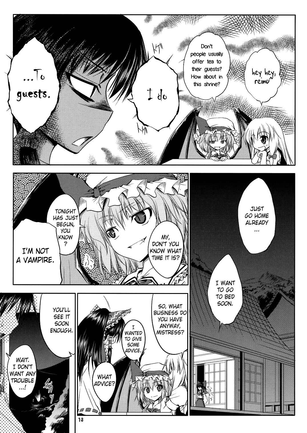 Page 11 Chapter Unknown_ffa7 Touhou - Kaze ga Otoshita Kajitsu no You na (Doujinshi)