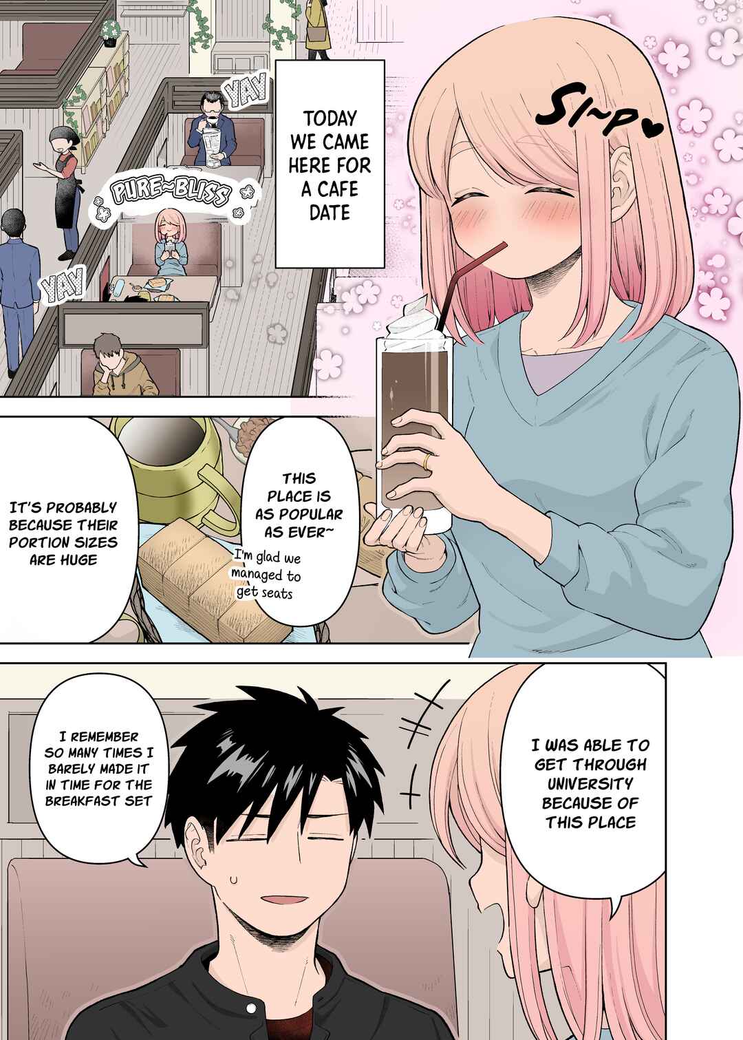 Page 1 Chapter 22 Gokugoku Futsuu no Fuufu no Hanashi (Fan Colored)