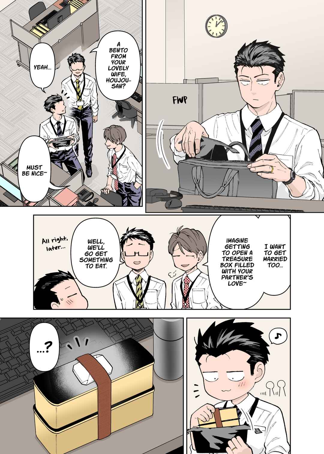 Page 1 Chapter 14 Gokugoku Futsuu no Fuufu no Hanashi (Fan Colored)