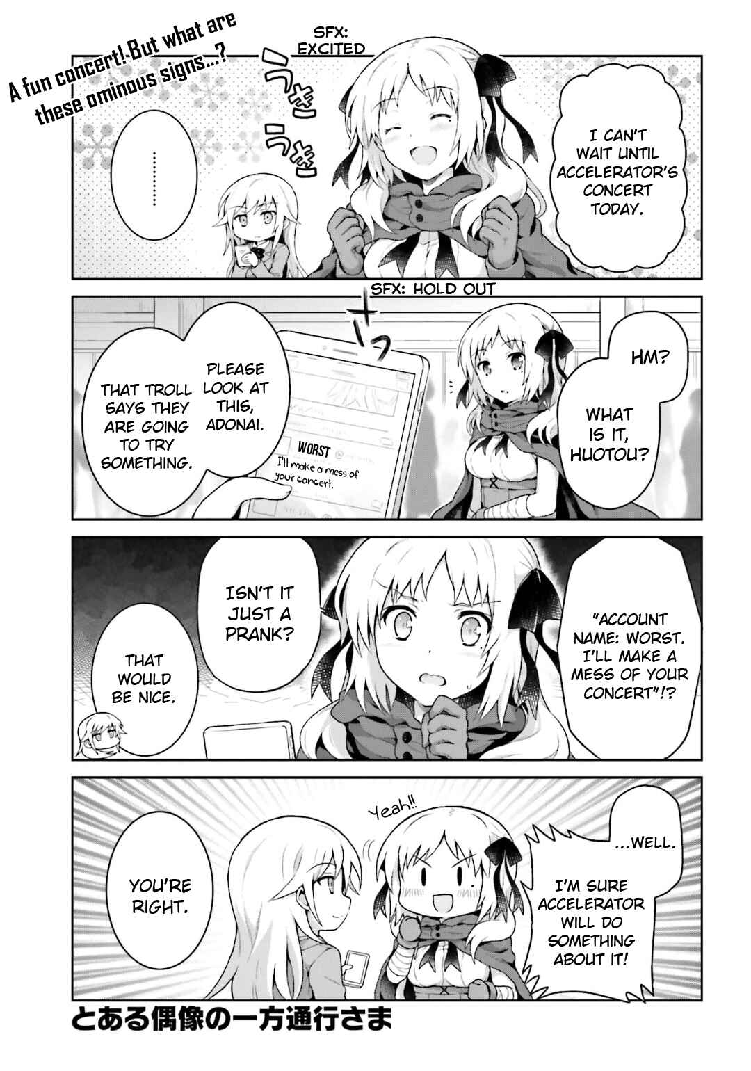 Page 1 Chapter 31 Toaru Idol no Accelerator-sama