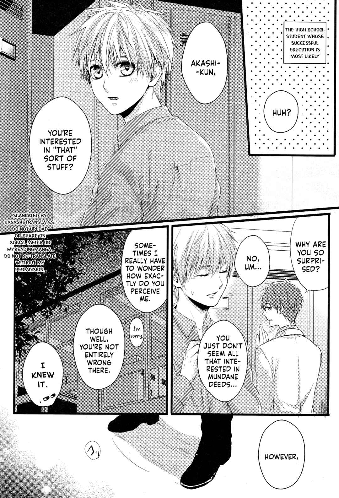 Page 13 Chapter 12 Kuroko no Basket - Sairoku Hon (Doujinshi)