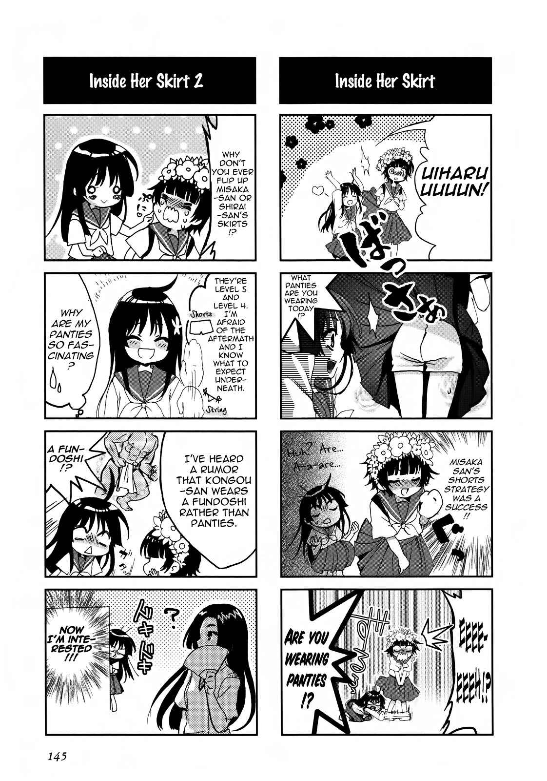 Page 3 Chapter 23 4-koma Koushiki Anthology - Toaru Kagaku no Railgun x Toaru Majutsu no Index
