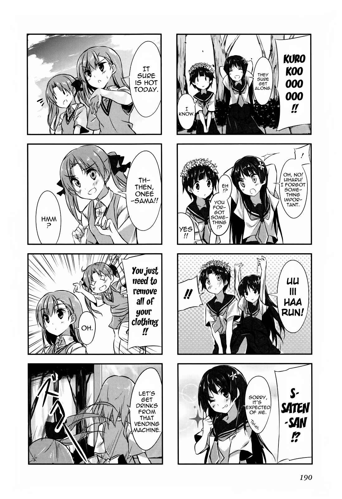 Page 6 Chapter 29 4-koma Koushiki Anthology - Toaru Kagaku no Railgun x Toaru Majutsu no Index