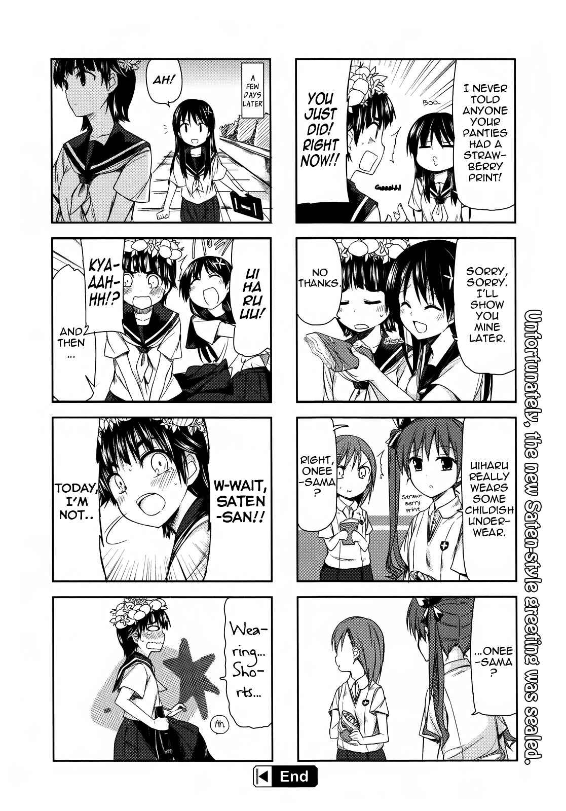 Page 8 Chapter 24 4-koma Koushiki Anthology - Toaru Kagaku no Railgun x Toaru Majutsu no Index