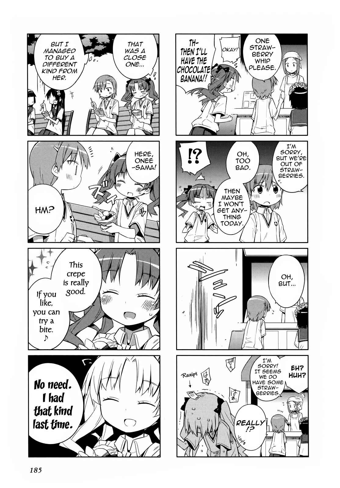 Page 3 Chapter 17 4-koma Koushiki Anthology - Toaru Kagaku no Railgun x Toaru Majutsu no Index