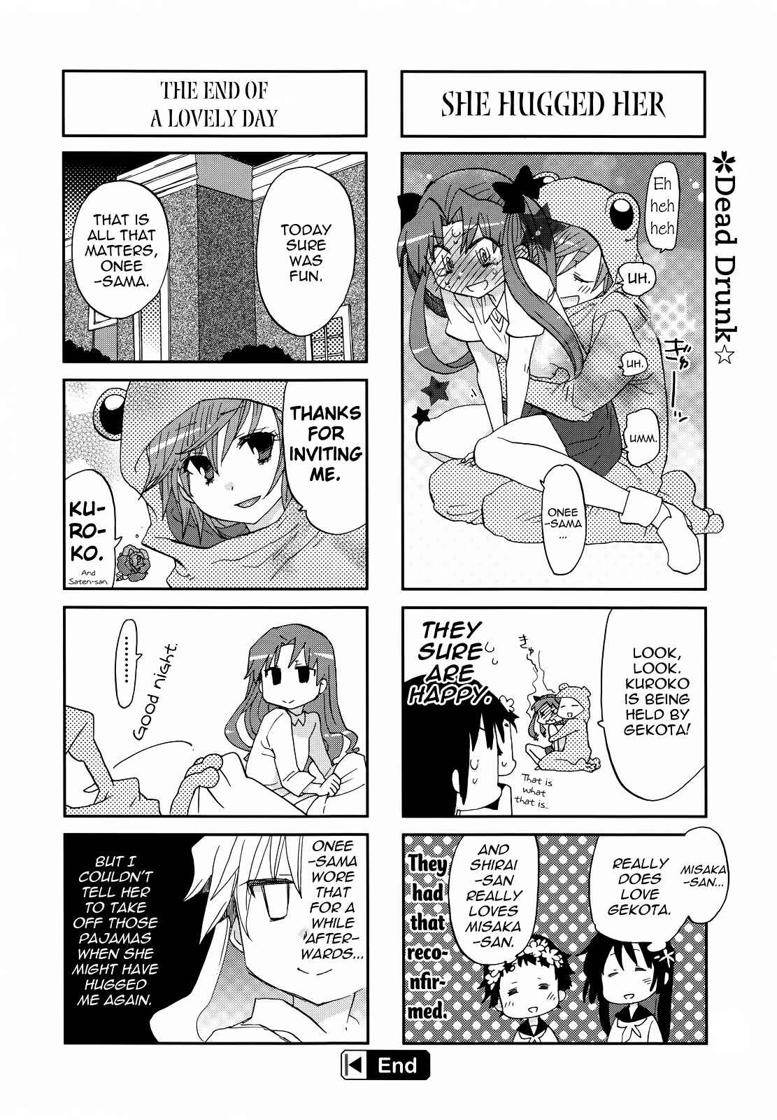 Page 8 Chapter 19 4-koma Koushiki Anthology - Toaru Kagaku no Railgun x Toaru Majutsu no Index