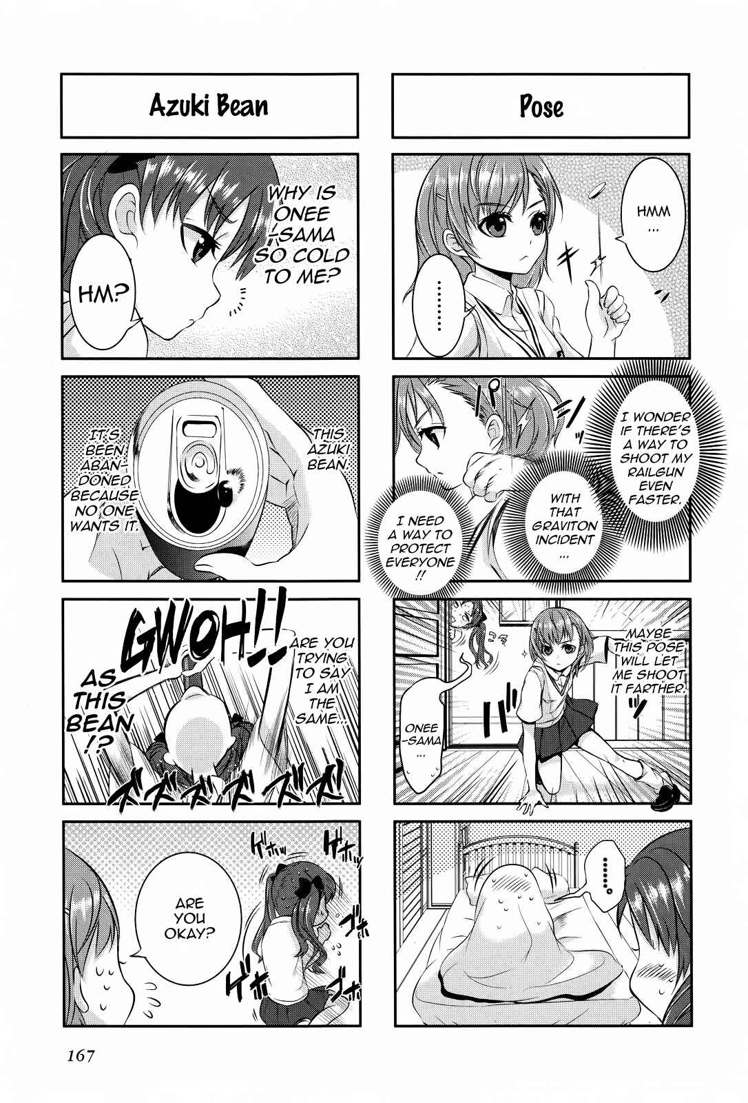 Page 7 Chapter 28 4-koma Koushiki Anthology - Toaru Kagaku no Railgun x Toaru Majutsu no Index