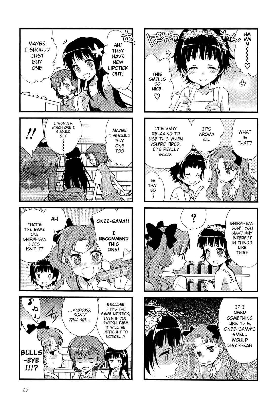 Page 5 Chapter 2 4-koma Koushiki Anthology - Toaru Kagaku no Railgun x Toaru Majutsu no Index