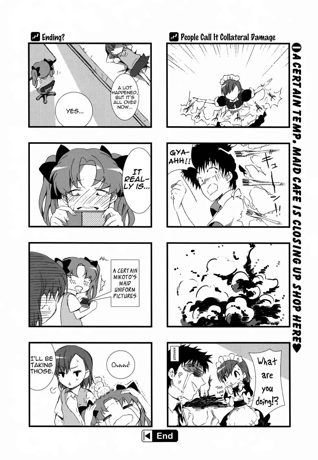 Page 8 Chapter 8 4-koma Koushiki Anthology - Toaru Kagaku no Railgun x Toaru Majutsu no Index