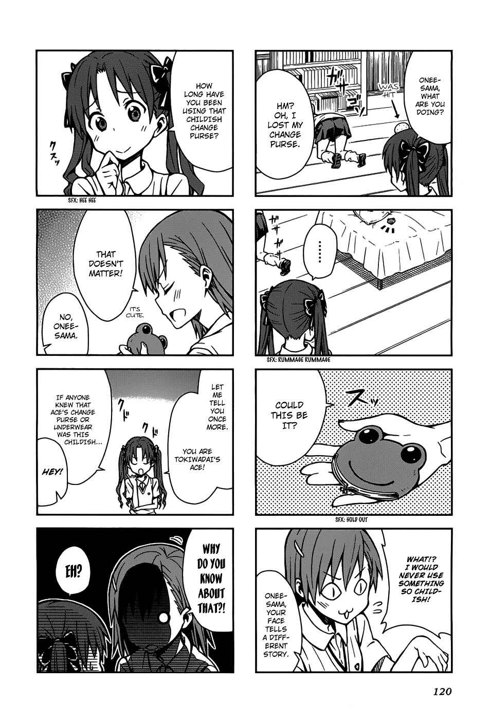 Page 7 Chapter 16 4-koma Koushiki Anthology - Toaru Kagaku no Railgun x Toaru Majutsu no Index