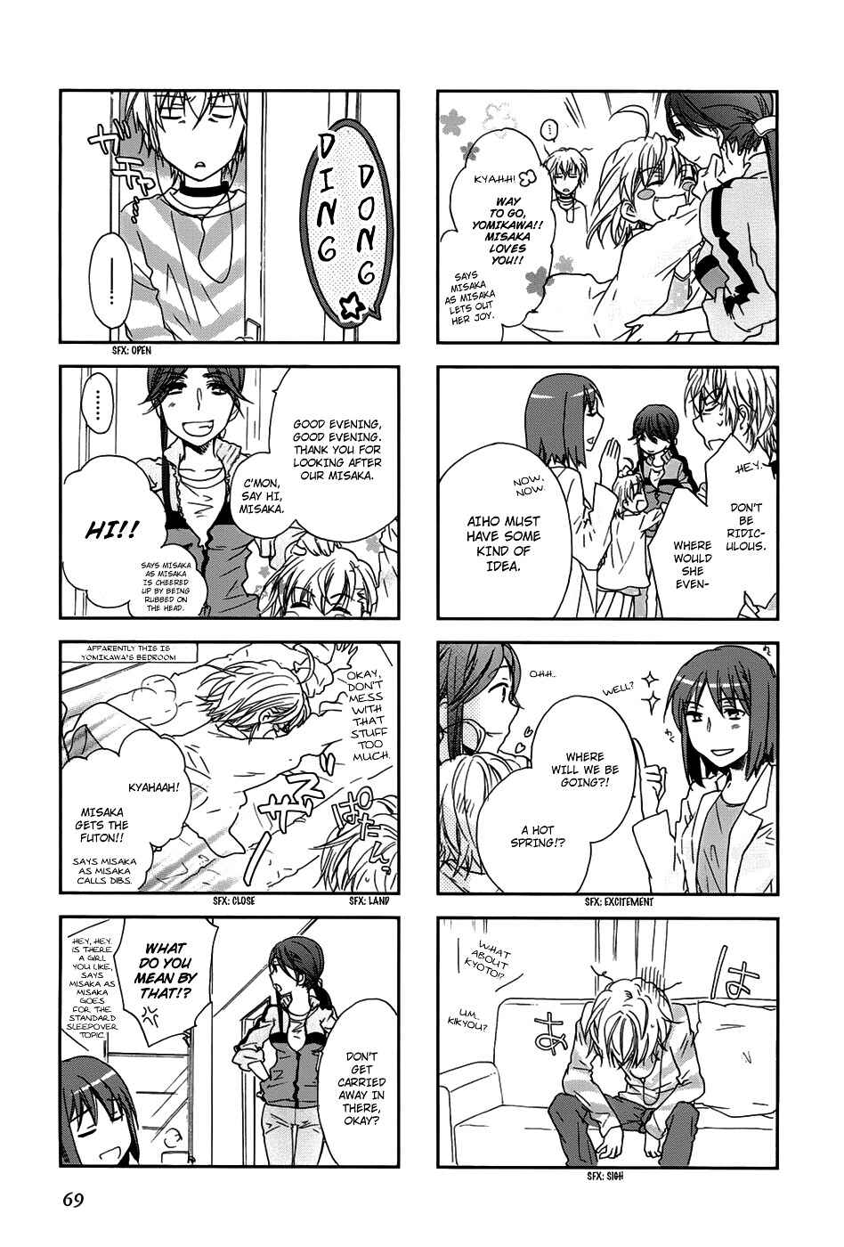 Page 4 Chapter 10 4-koma Koushiki Anthology - Toaru Kagaku no Railgun x Toaru Majutsu no Index