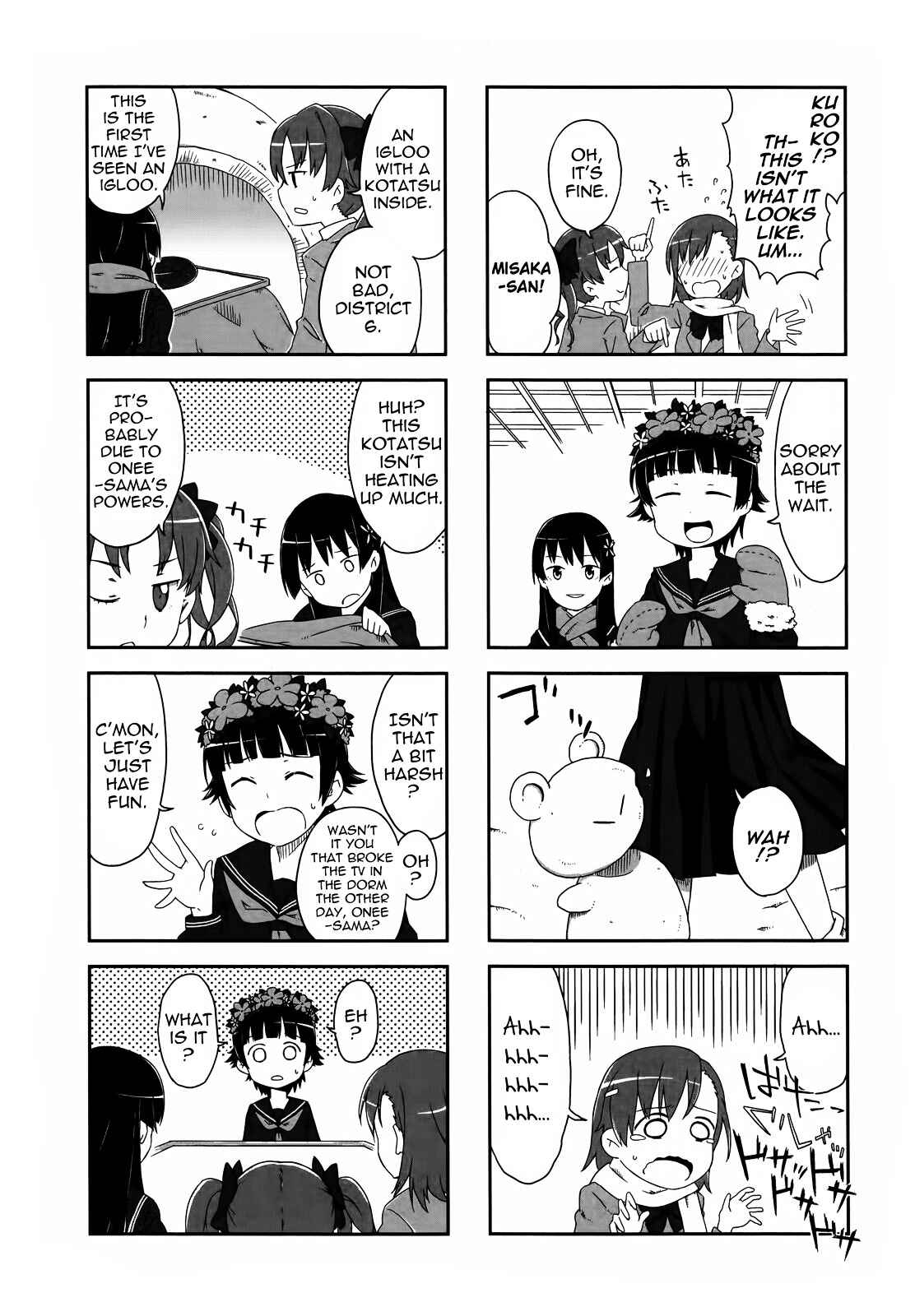 Page 2 Chapter 27 4-koma Koushiki Anthology - Toaru Kagaku no Railgun x Toaru Majutsu no Index