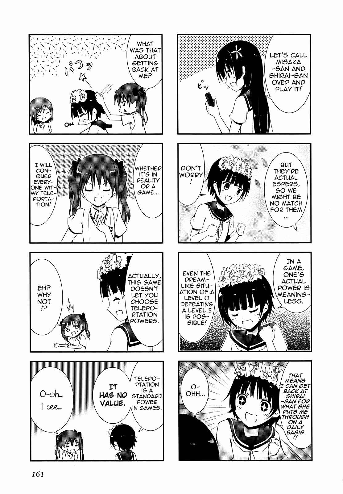 Page 3 Chapter 14 4-koma Koushiki Anthology - Toaru Kagaku no Railgun x Toaru Majutsu no Index
