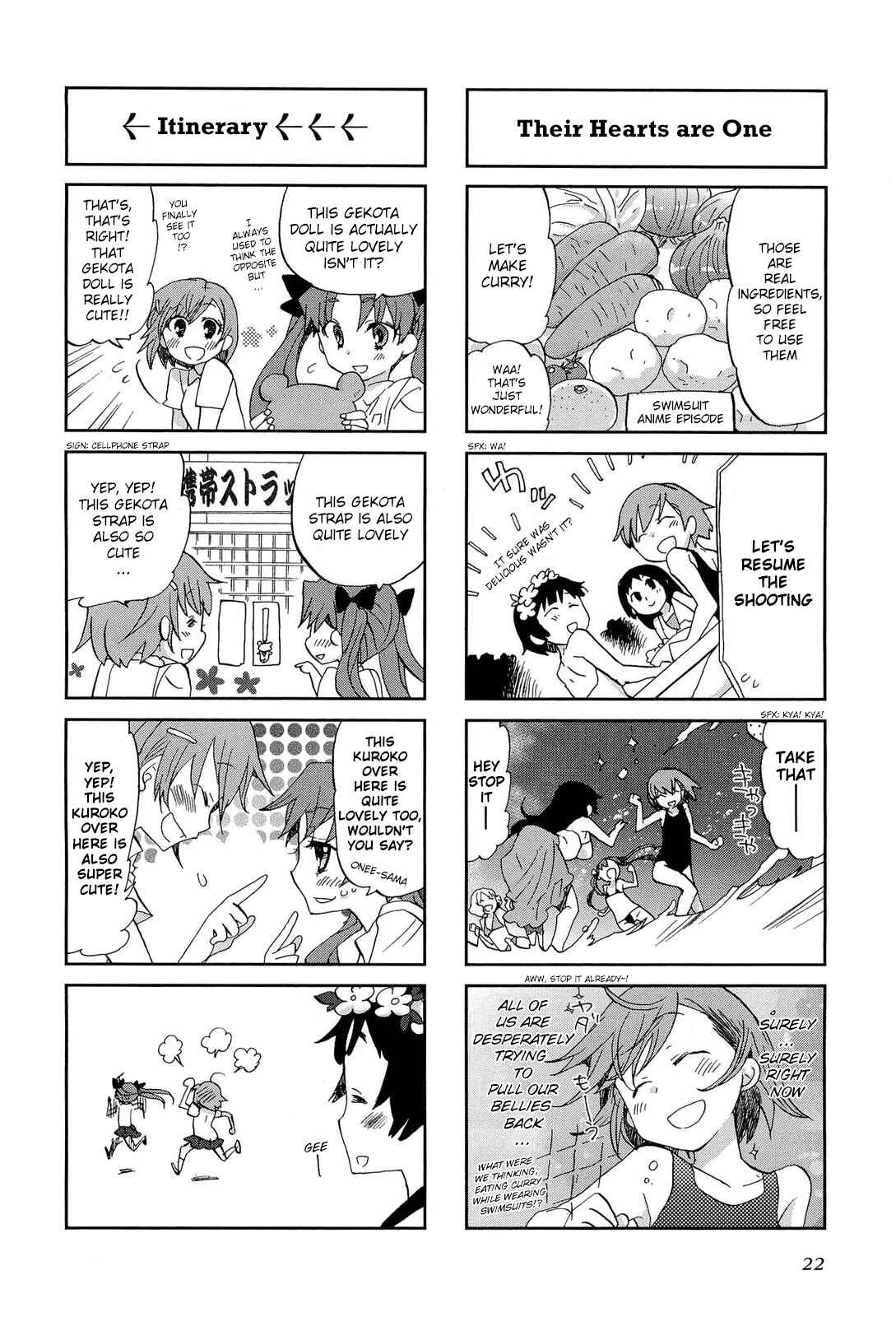 Page 4 Chapter 3 4-koma Koushiki Anthology - Toaru Kagaku no Railgun x Toaru Majutsu no Index