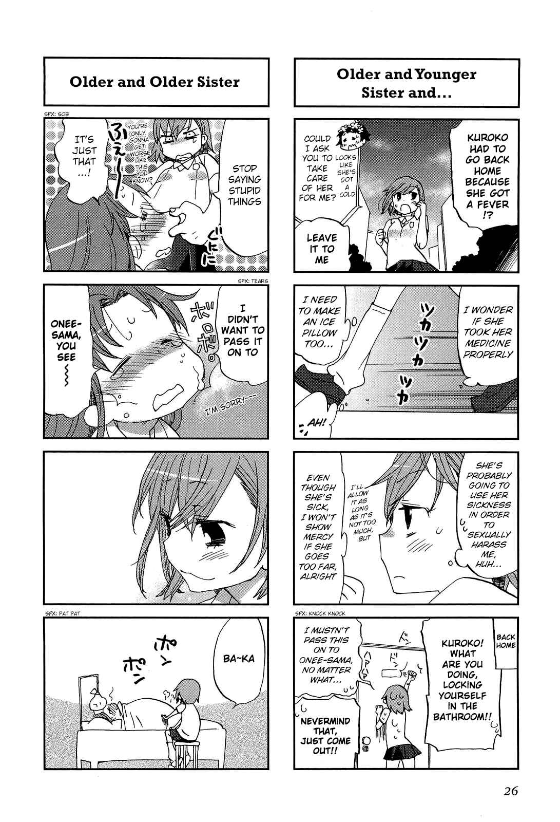 Page 8 Chapter 3 4-koma Koushiki Anthology - Toaru Kagaku no Railgun x Toaru Majutsu no Index
