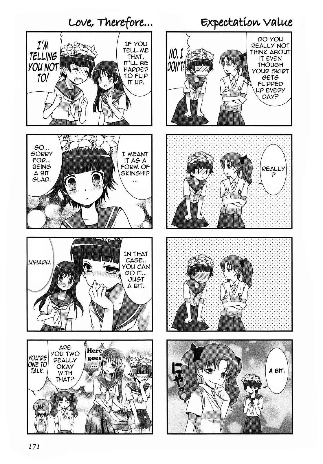 Page 5 Chapter 20 4-koma Koushiki Anthology - Toaru Kagaku no Railgun x Toaru Majutsu no Index