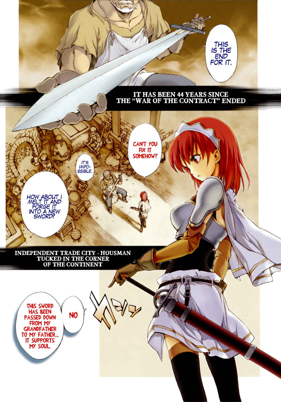 Page 3 Chapter 0.1 The Sacred Blacksmith