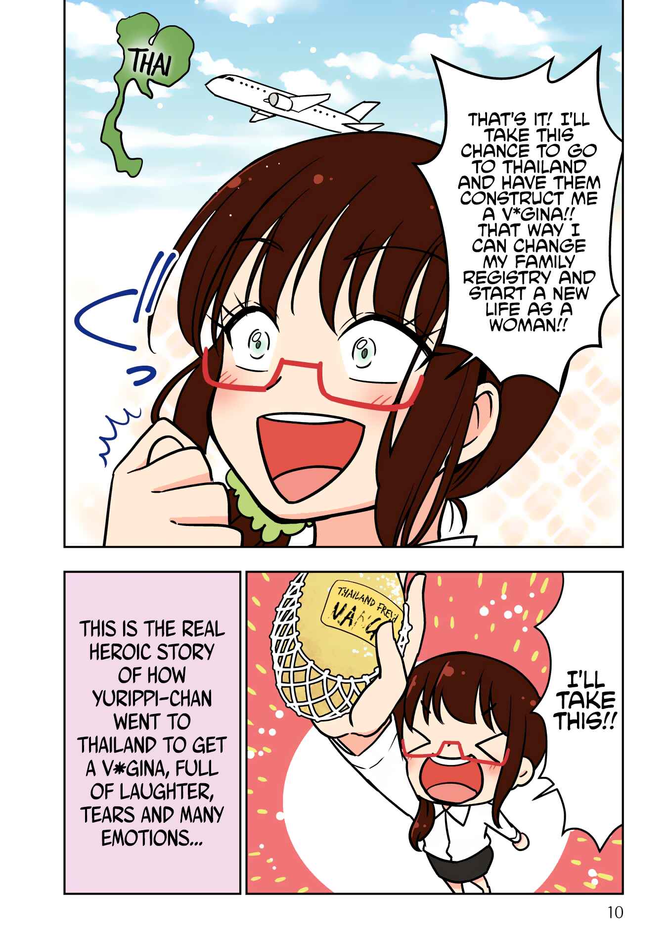 Page 10 Chapter 0 Sayonara Chinchin Welcome Manman (OL ni Naritakute Seibetsu Tekigo Shujutsu shimashita)