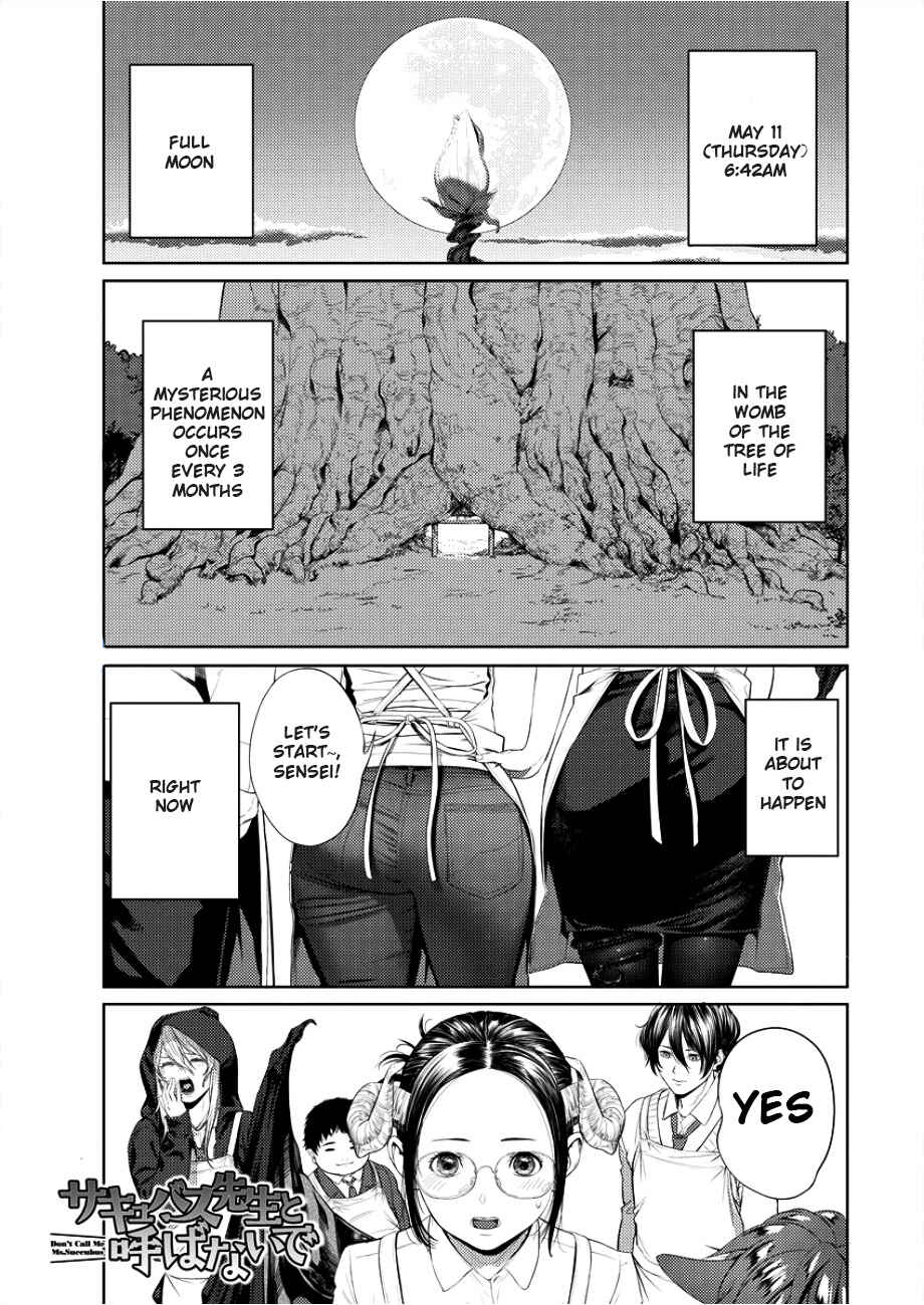 Page 1 Chapter 2 Succubus-sensei to Yobanaide