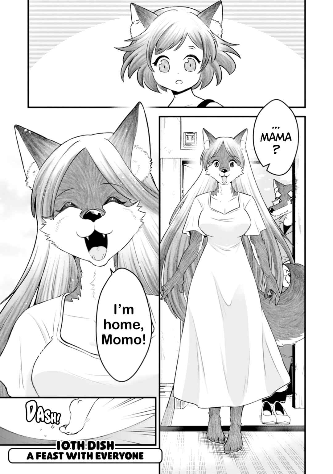 Page 1 Chapter 10 Kemomimi Shoujo no Shiawase Gohan